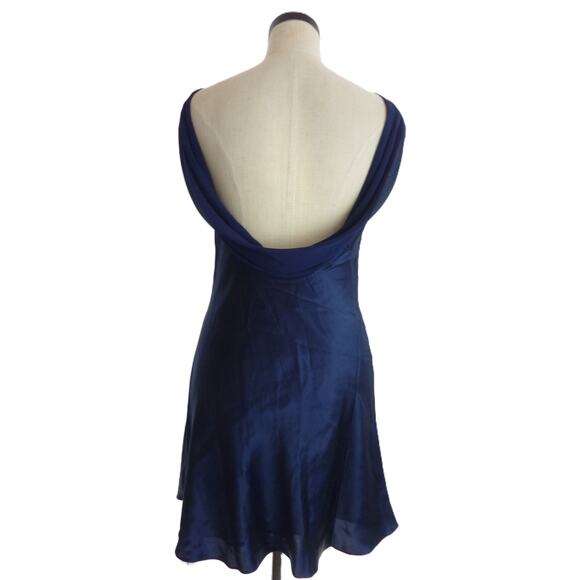 Reformation Navy Mini Dress - Picture 2 of 7